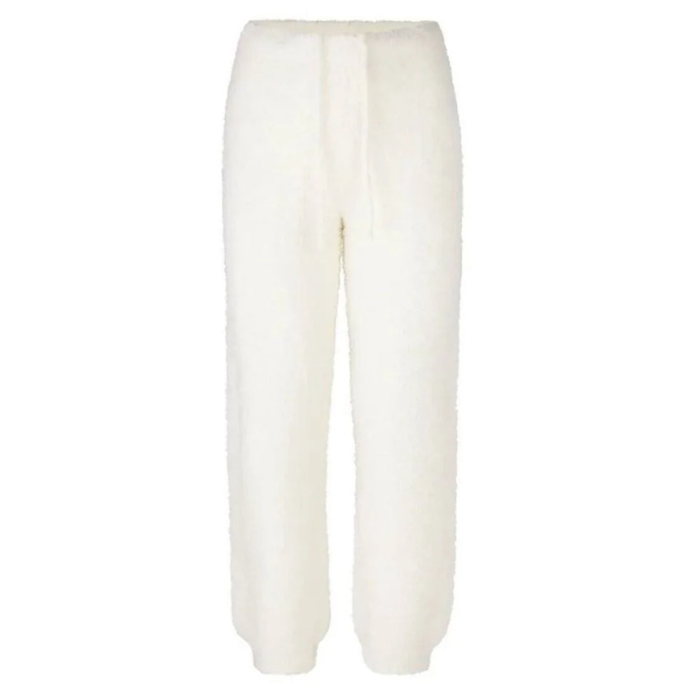 SKIMS COZY KNIT JOGGER IN COLOR BONE